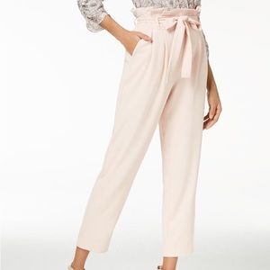 Rachel Roy Tie Waist Tapered Trousers
